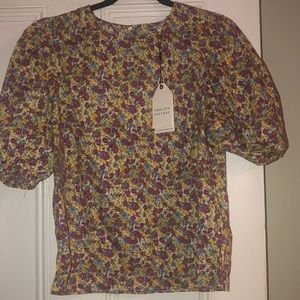 English Factory Floral Top